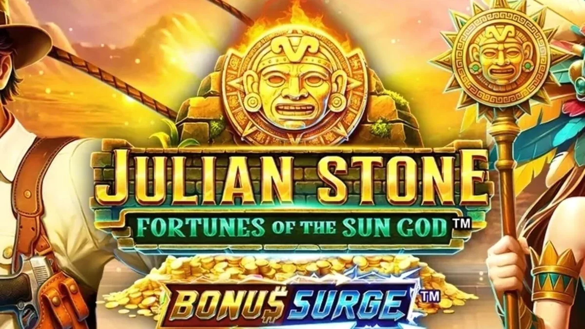 Pemandangan hutan Aztec dalam slot Julian Stone